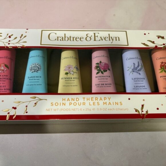 NEW- Crabtree and Evelyn 6 piece Hand Therapy